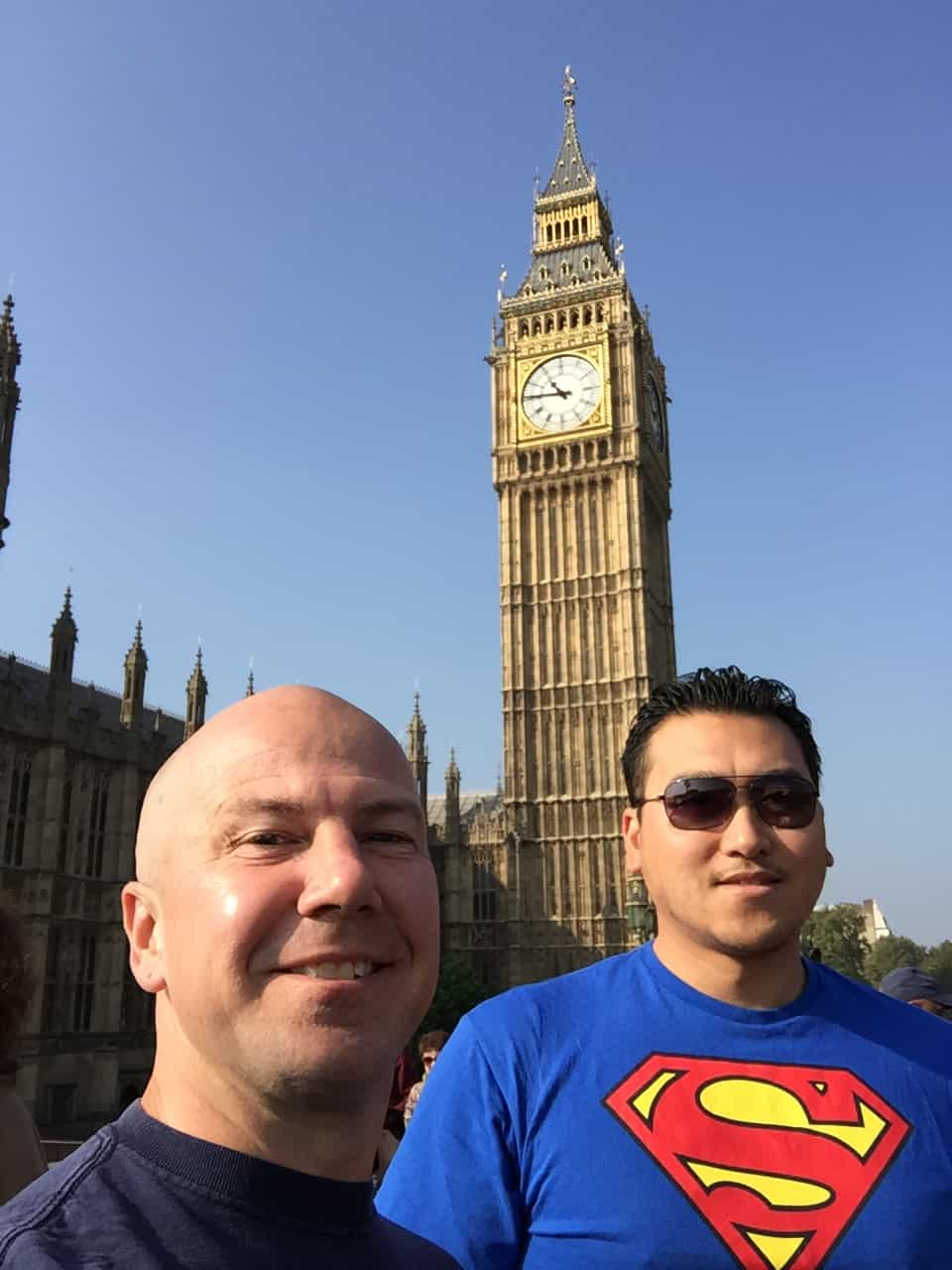 Big Ben London England with David Lee