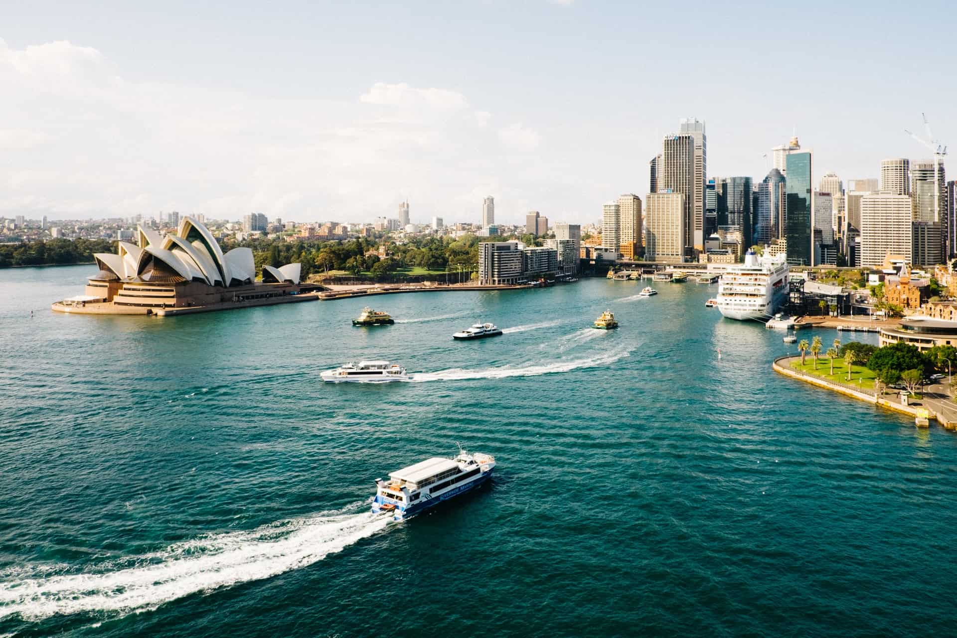 Best things to do in Sydney Australia - Jennifer McDermott - Sydney Harbour and Opera House by Dan Freeman on Unsplash