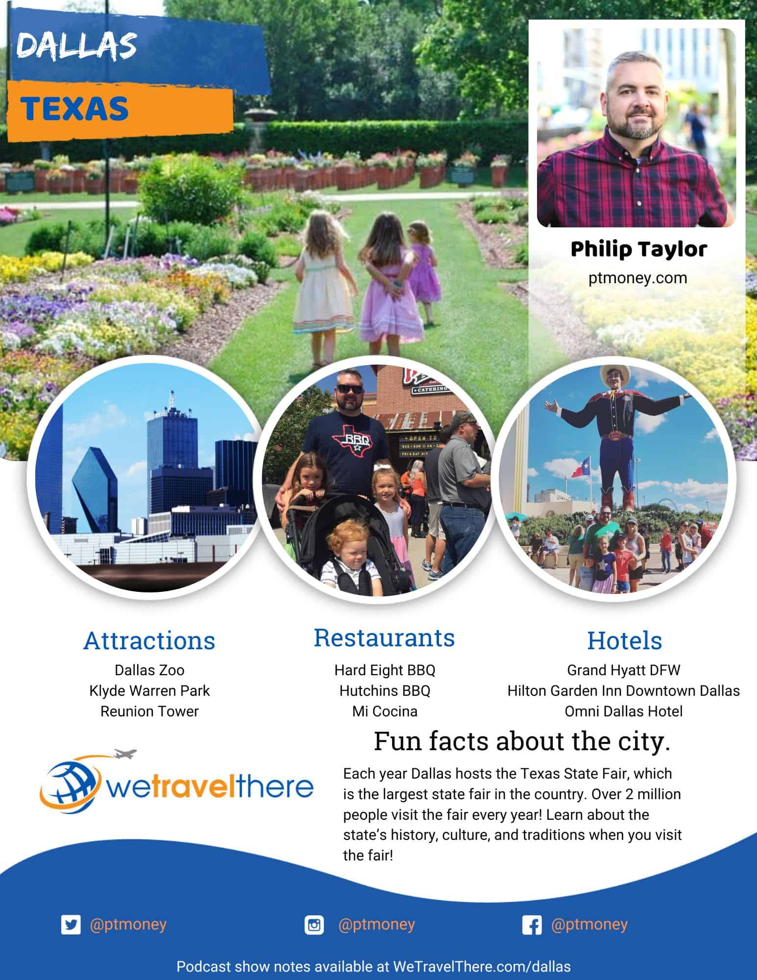 We-Travel-There-Dallas-Texas-Philip-Taylor-podcast-one-sheet