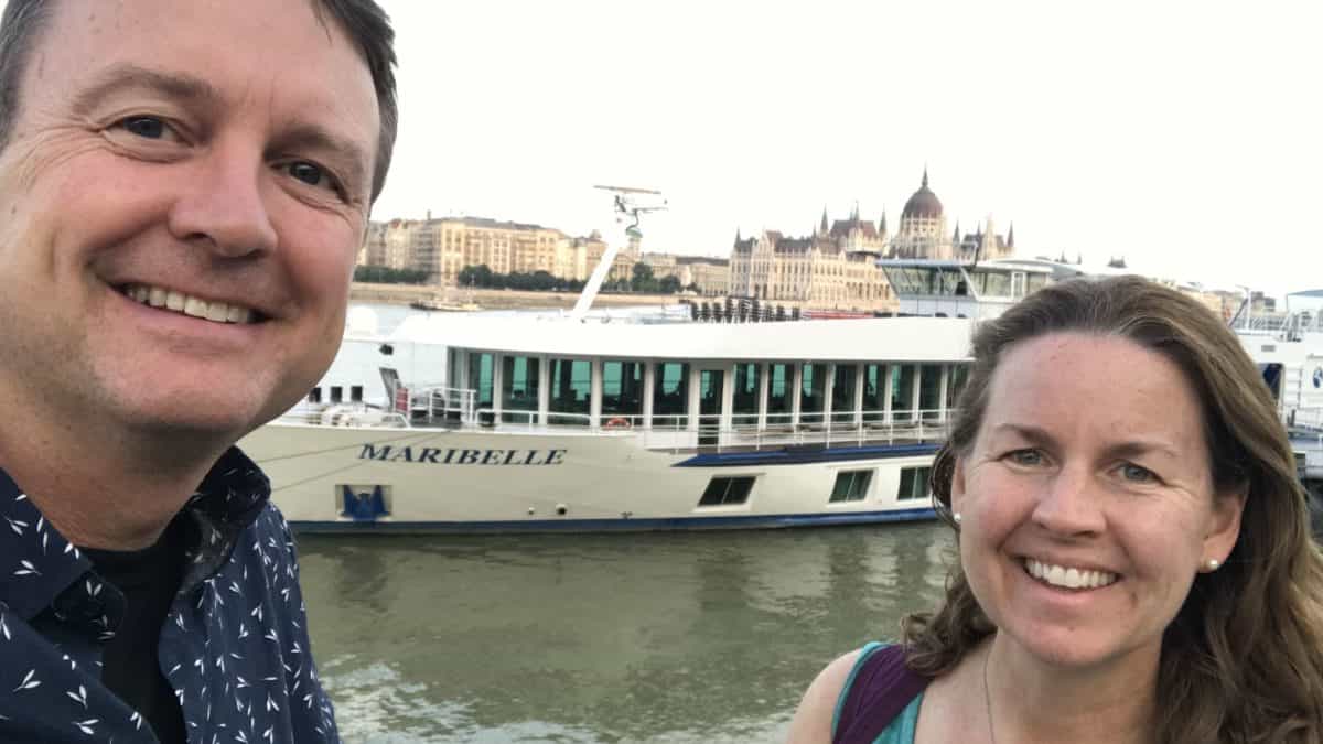 Best Things to do in Budapest Hungary with Tim and Amy Rutherford Our hotel on the water was a boat!
