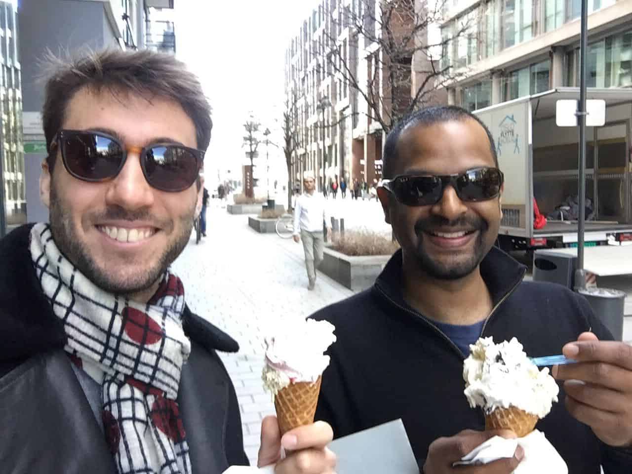 Best things to do in Oslo Norway with Jonathan Verhaeghe Ice cream at the marina