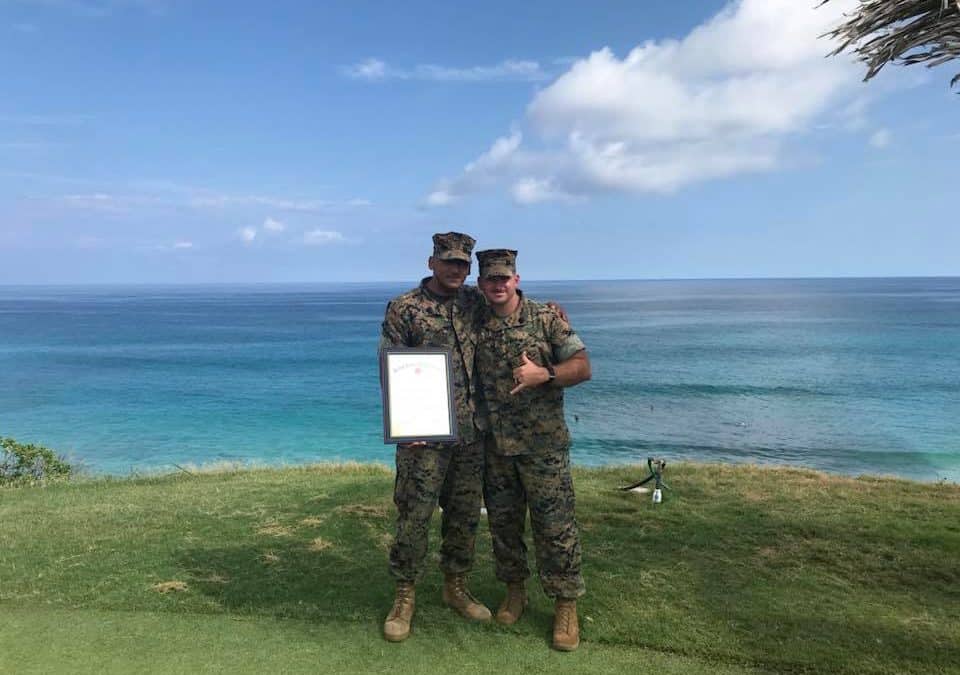 Best Things To Do In Kailua Hawaii David Pere overlooking the ocean in fatigues