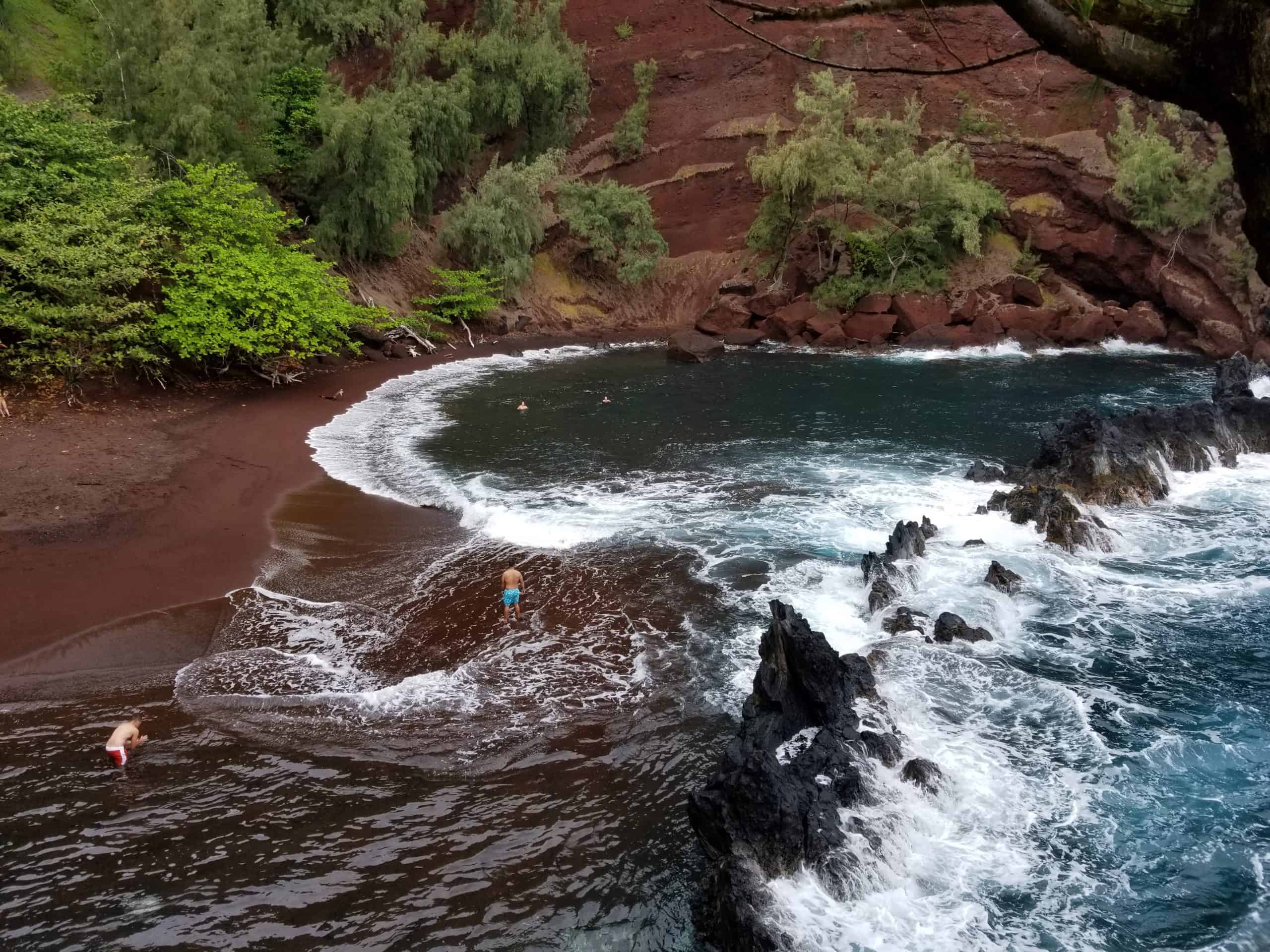 Best Things to Do in Maui Hawaii - Kim Julen - Red Sand Beach