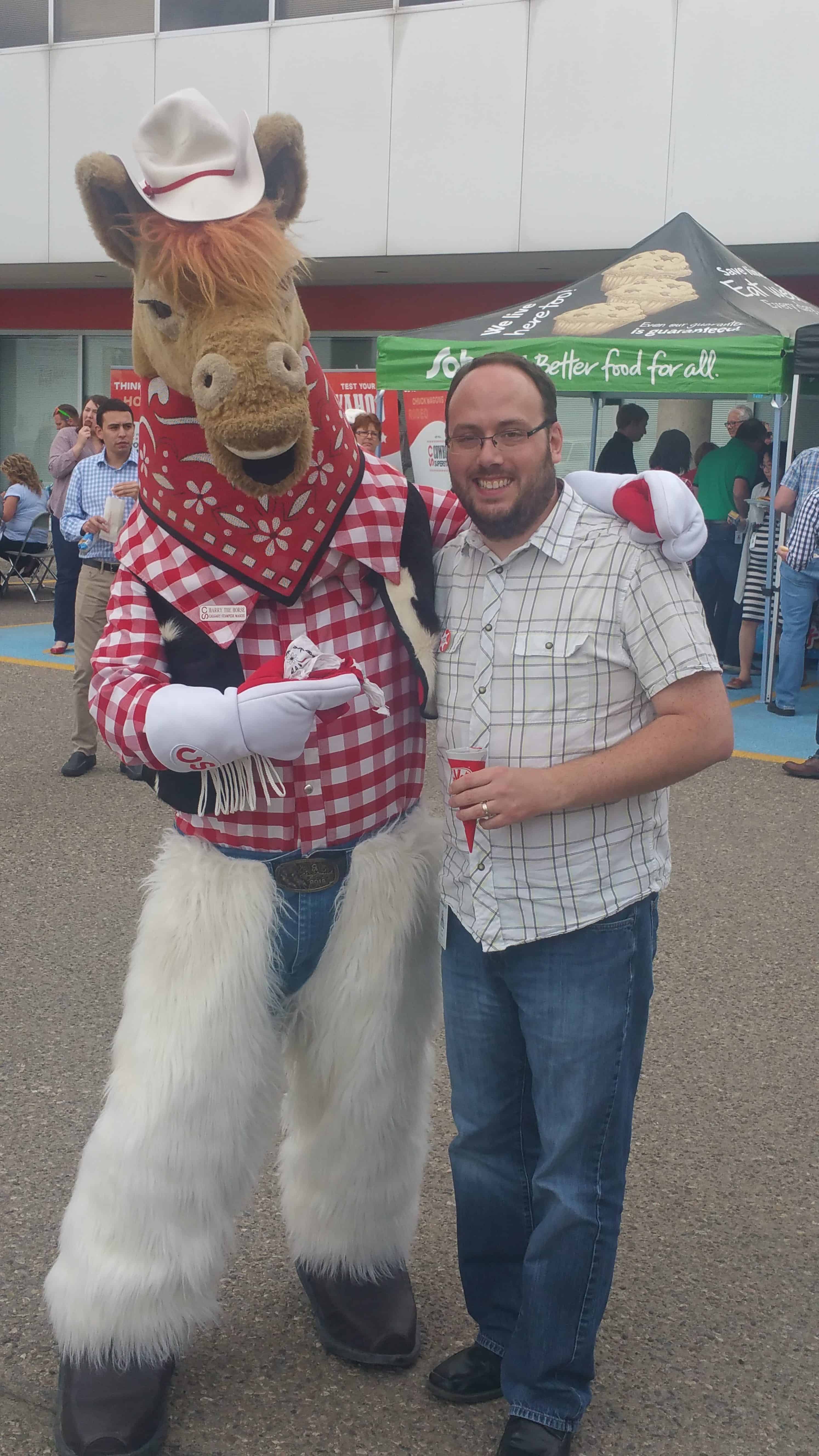 Best things to do in Calgary Canada Tom Drake Stampede mascot
