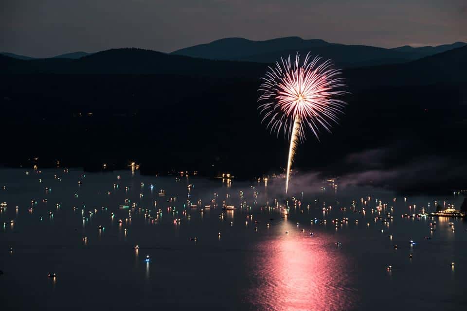 Best things to do in Lake George New York Sara Mannix Thursday Fireworks over Lake George