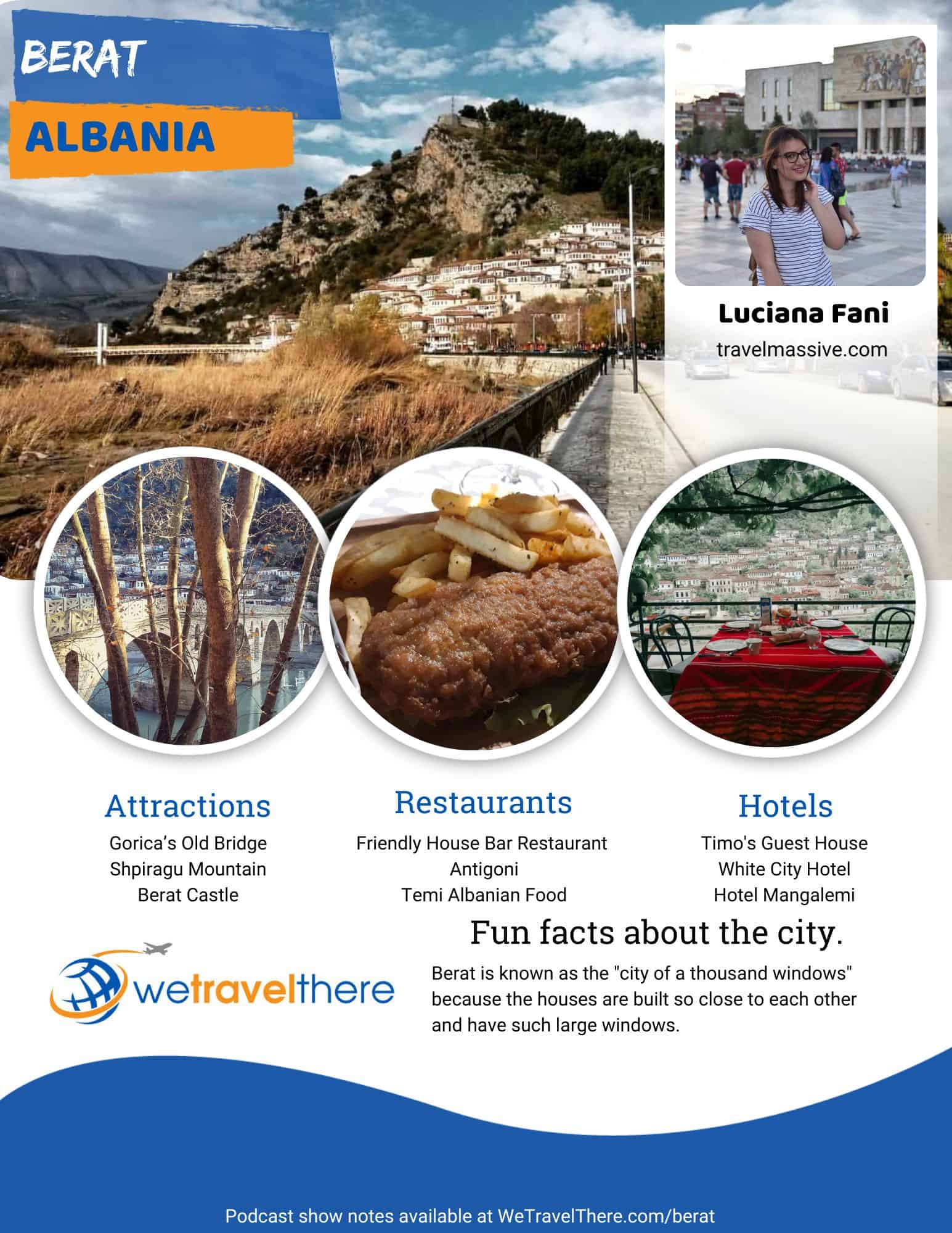 We-Travel-There-Berat-Albania-Luciana-Fani-podcast-one-sheet