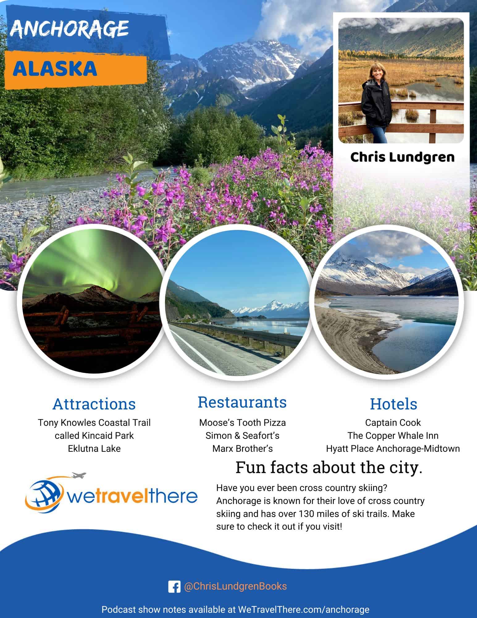 We Travel There - Anchorage Alaska - Chris Lundgren - podcast one sheet