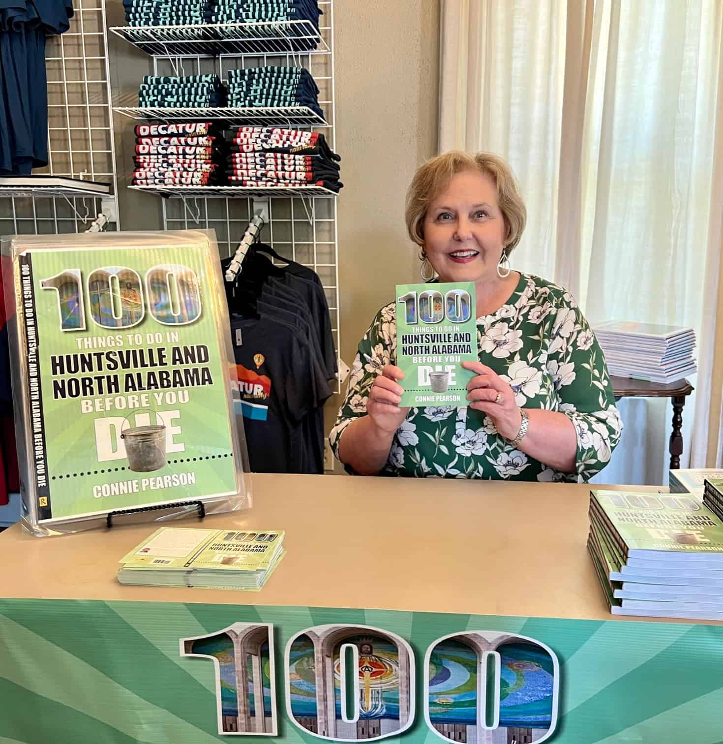 WeTravelThere - Connie Pearson at a book signing in Decatur, AL
