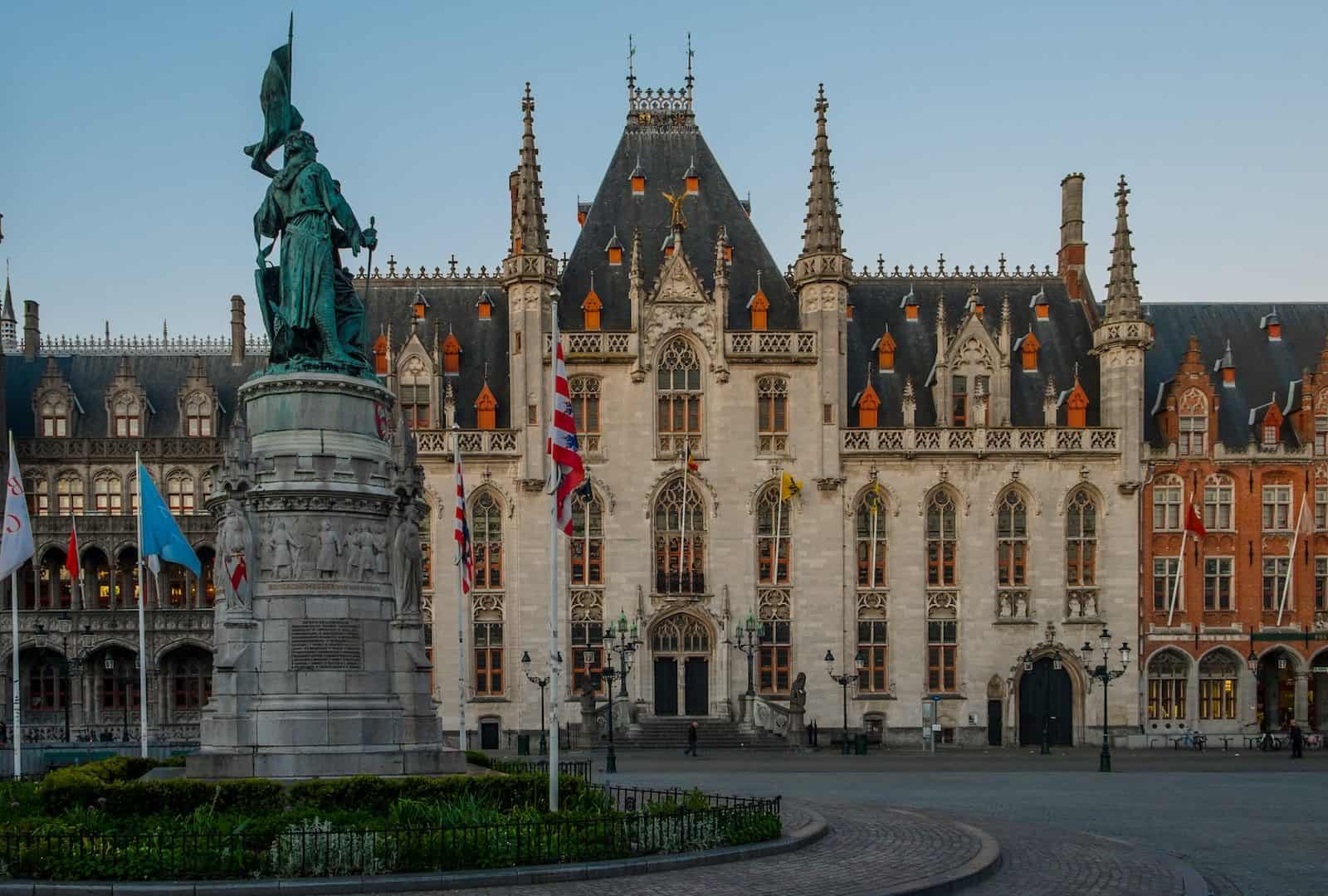 Belfry Tower, De Halve Maan Brewery & Basilica of the Holy Blood in