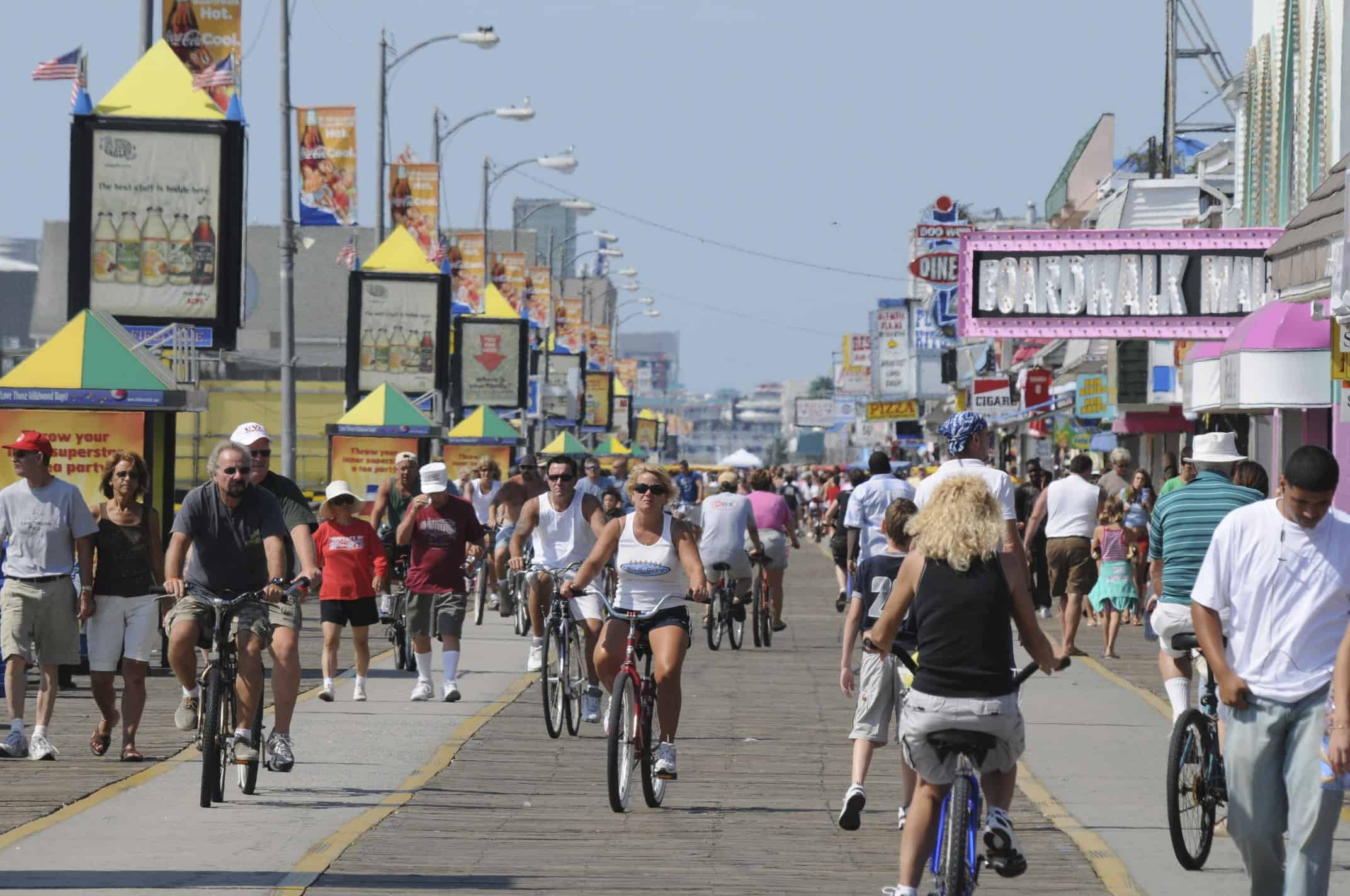 Best things to do in The Wildwoods New Jersey - Priscilla Loomis - Wildwoods World Famous Boardwalk. Photo credit: Greater Wildwoods Tourism Improvement and Development Authority