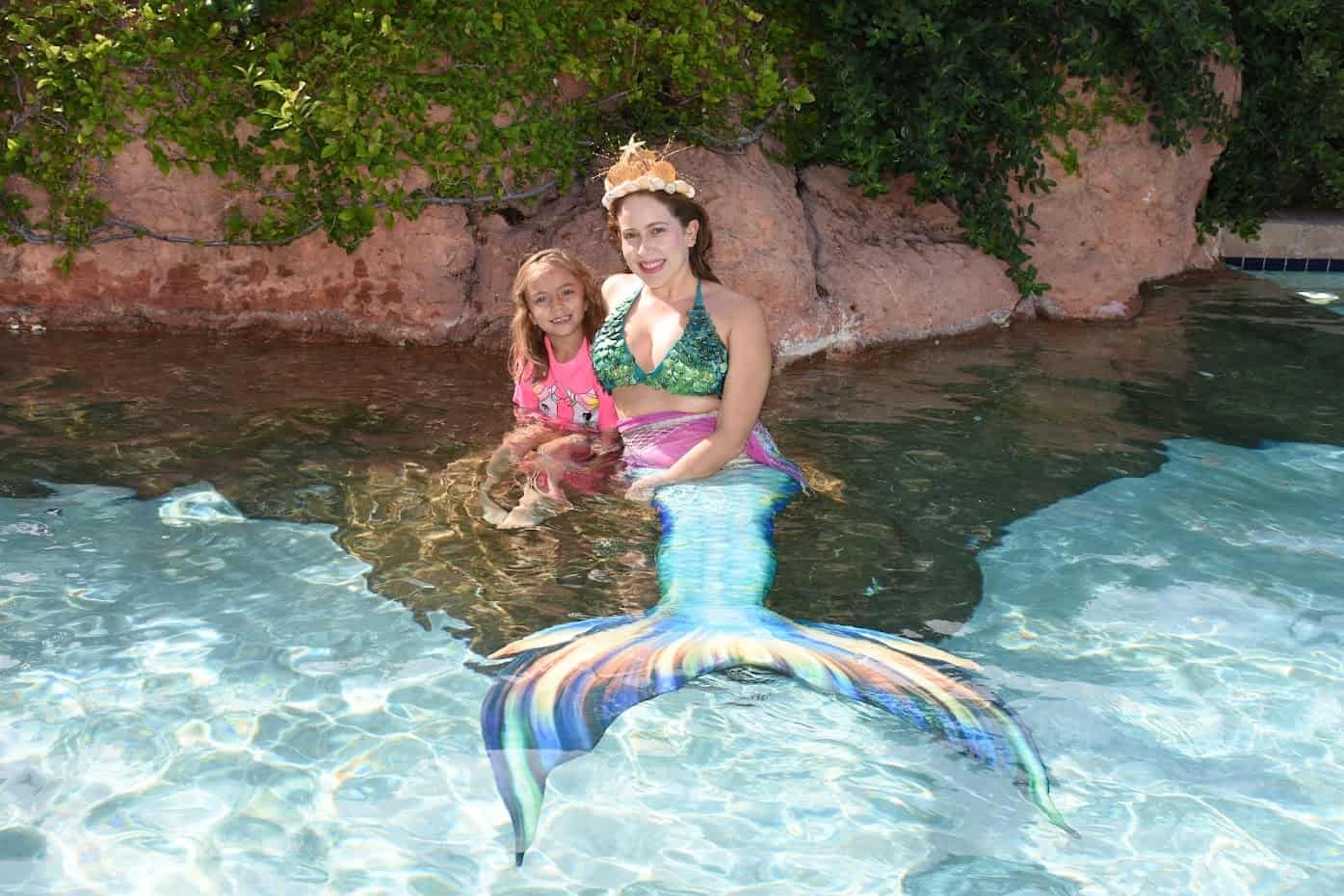 Atlantis Paradise Island Bahamas mermaid experience October 2021 Scarlett