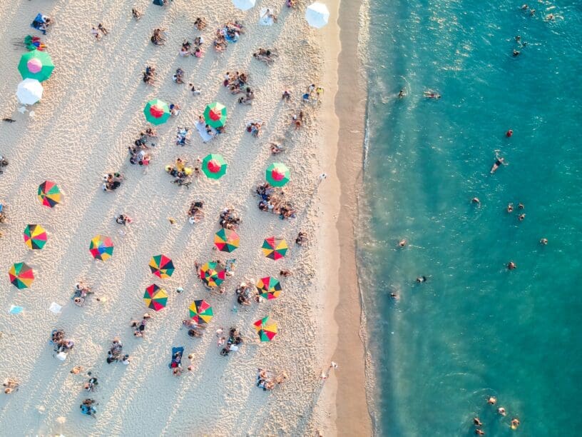 Miami Florida podcast episodes. Aerial view of Miami Beach by Raphael Nogueira on Unsplash