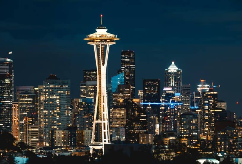 Best things to do in Seattle Washington - Christie Hudson - Space Needle by Andrea Leopardi on Unsplash