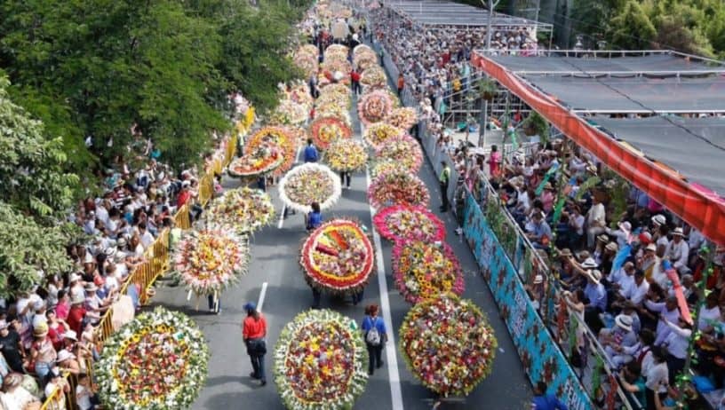 Best things to do in Medellin Colombia Joseph Hogue flower festival