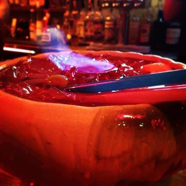 Santa Cruz California Jenny Navin Hula's alcohol bowl