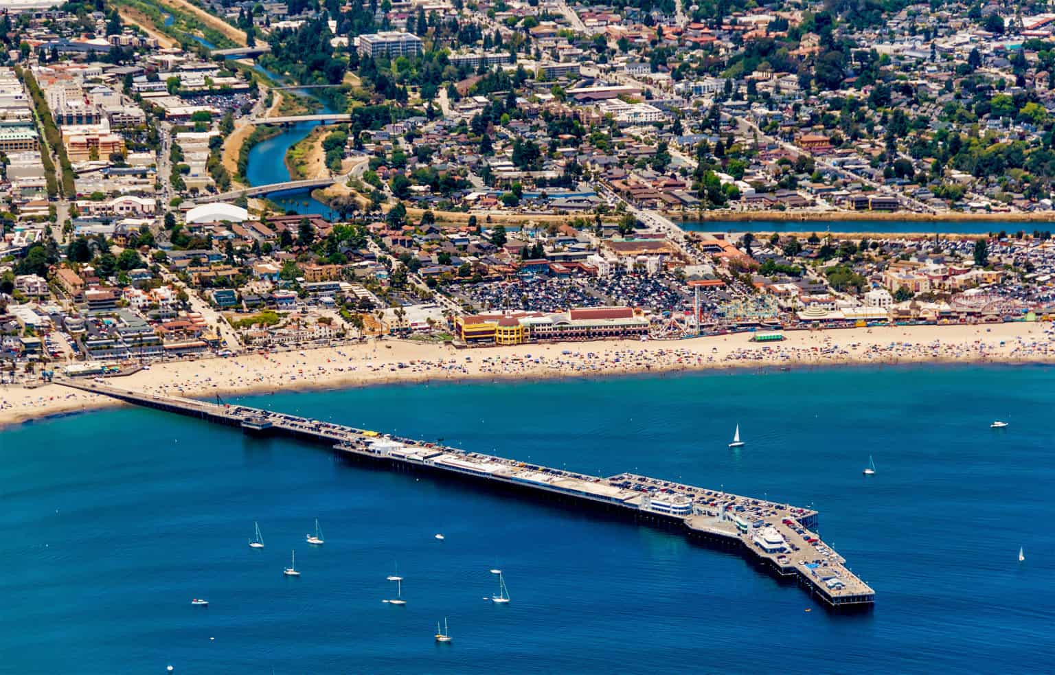 Boardwalk Theme Park, Beach Concerts & Movie Scenes in Santa Cruz