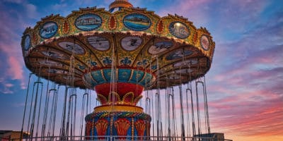 Best things to do in Santa Cruz Jenny Navin Boardwalk Carousel sunset 1516804745-huge