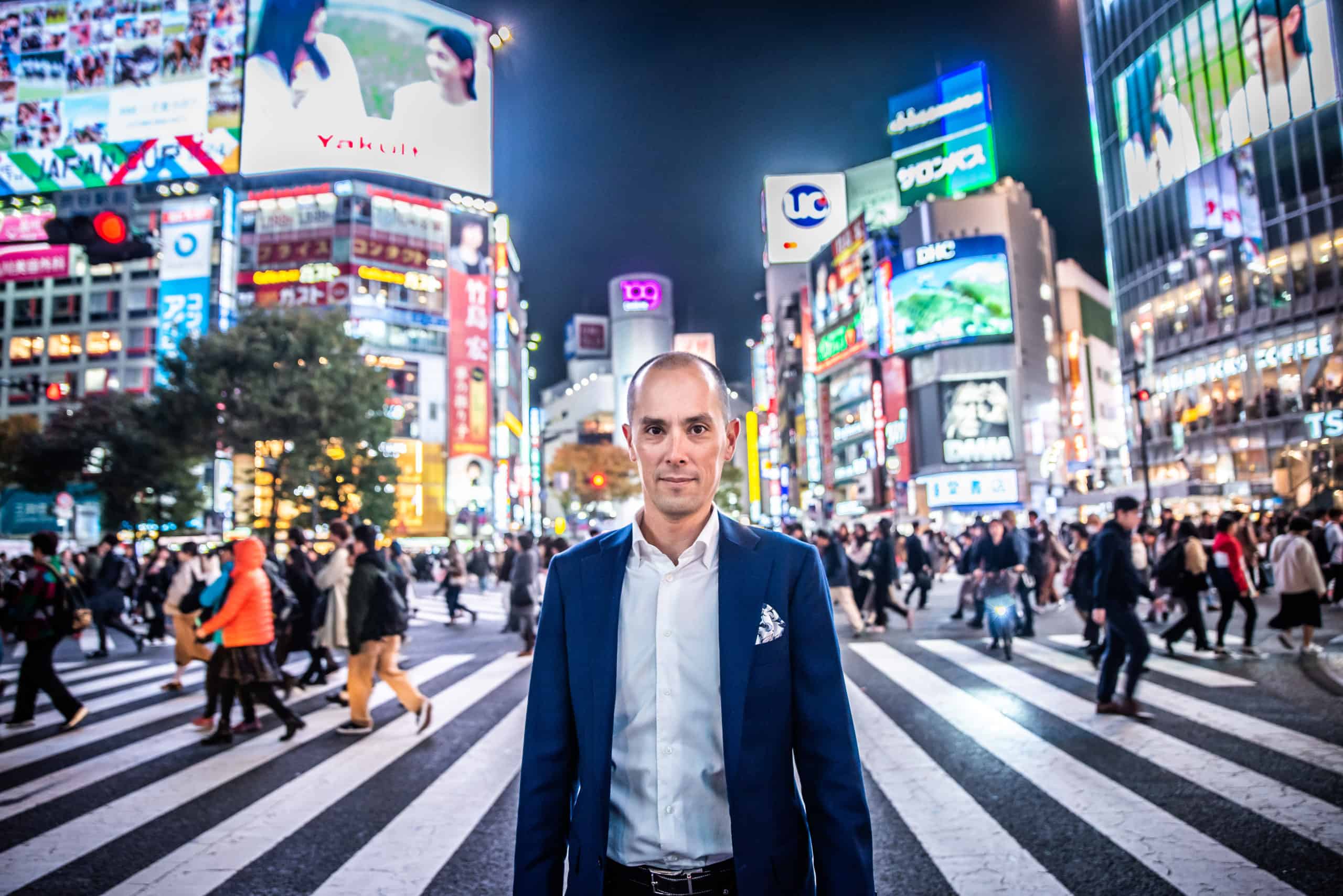 Best things to do in Tokyo Japan Anthony Joh on Akihabara Electric Town street crossing