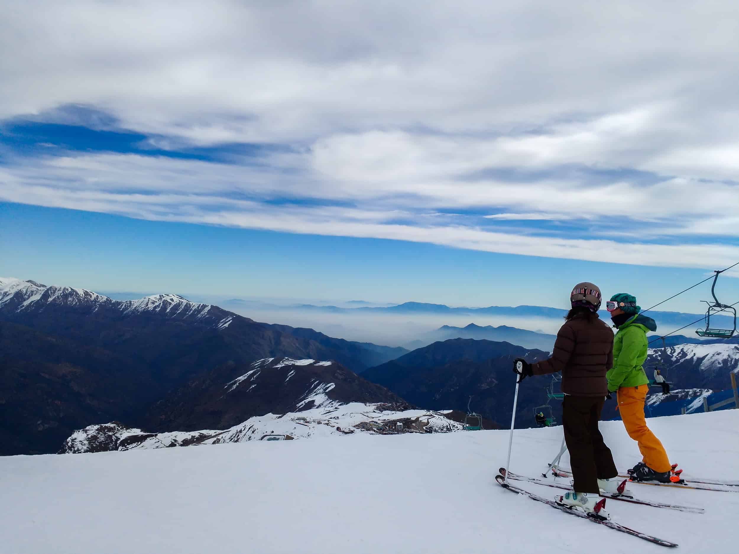 Best things to do in Santiago Chile Steph Dyson Skiing at Valle Nevado