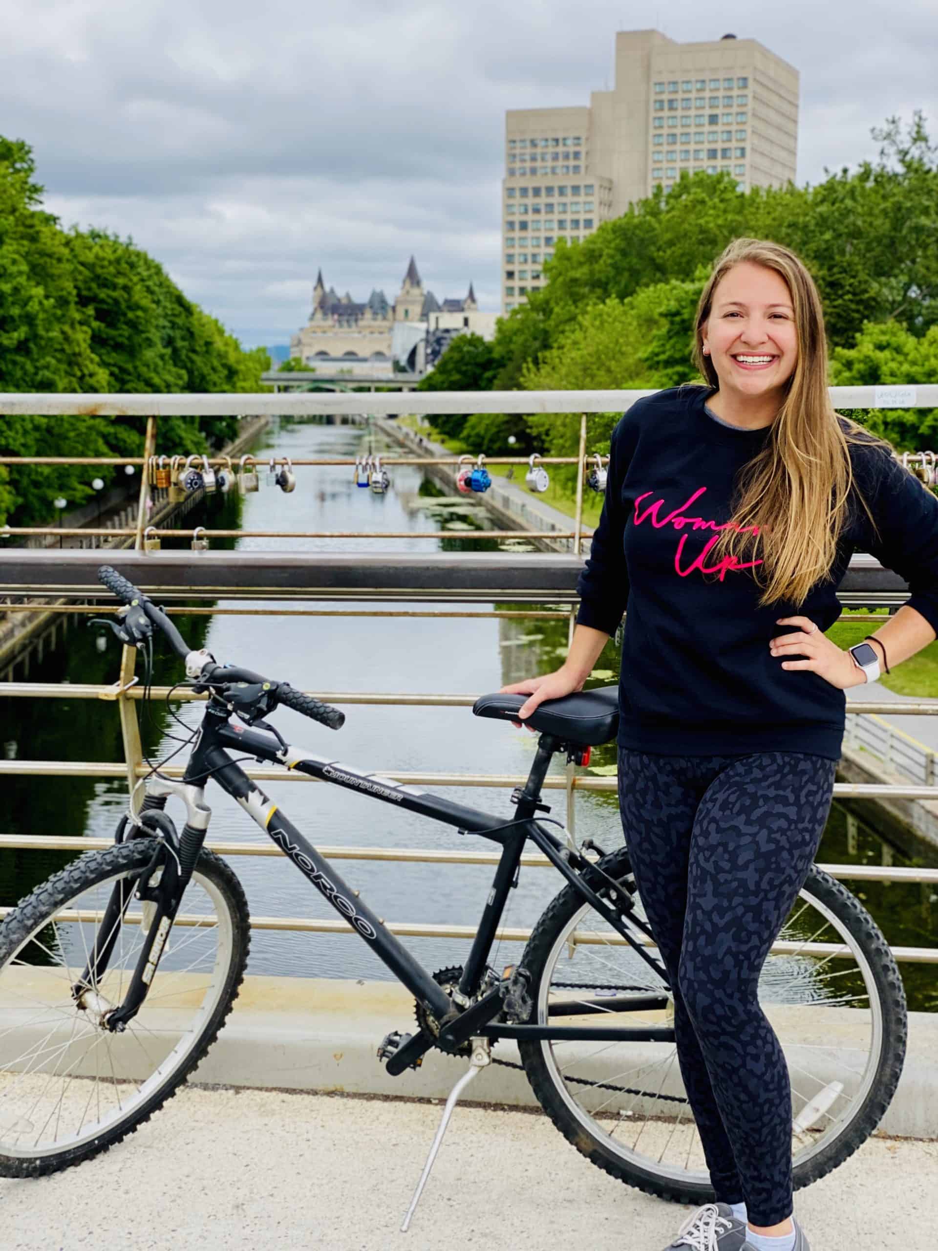 Best things to do in Ottawa Canada Megan Renaud - Rideau canal, Chateau Laurier, BBX Co sweater