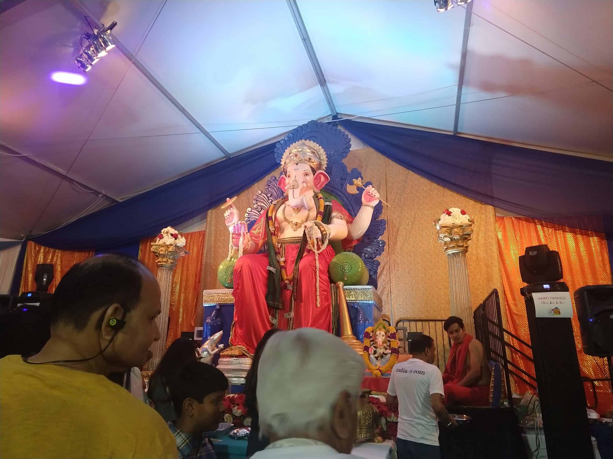 Best things to do in Jersey City New Jersey Julia Menez - Ganesh Chaturthi Festival elephant statue