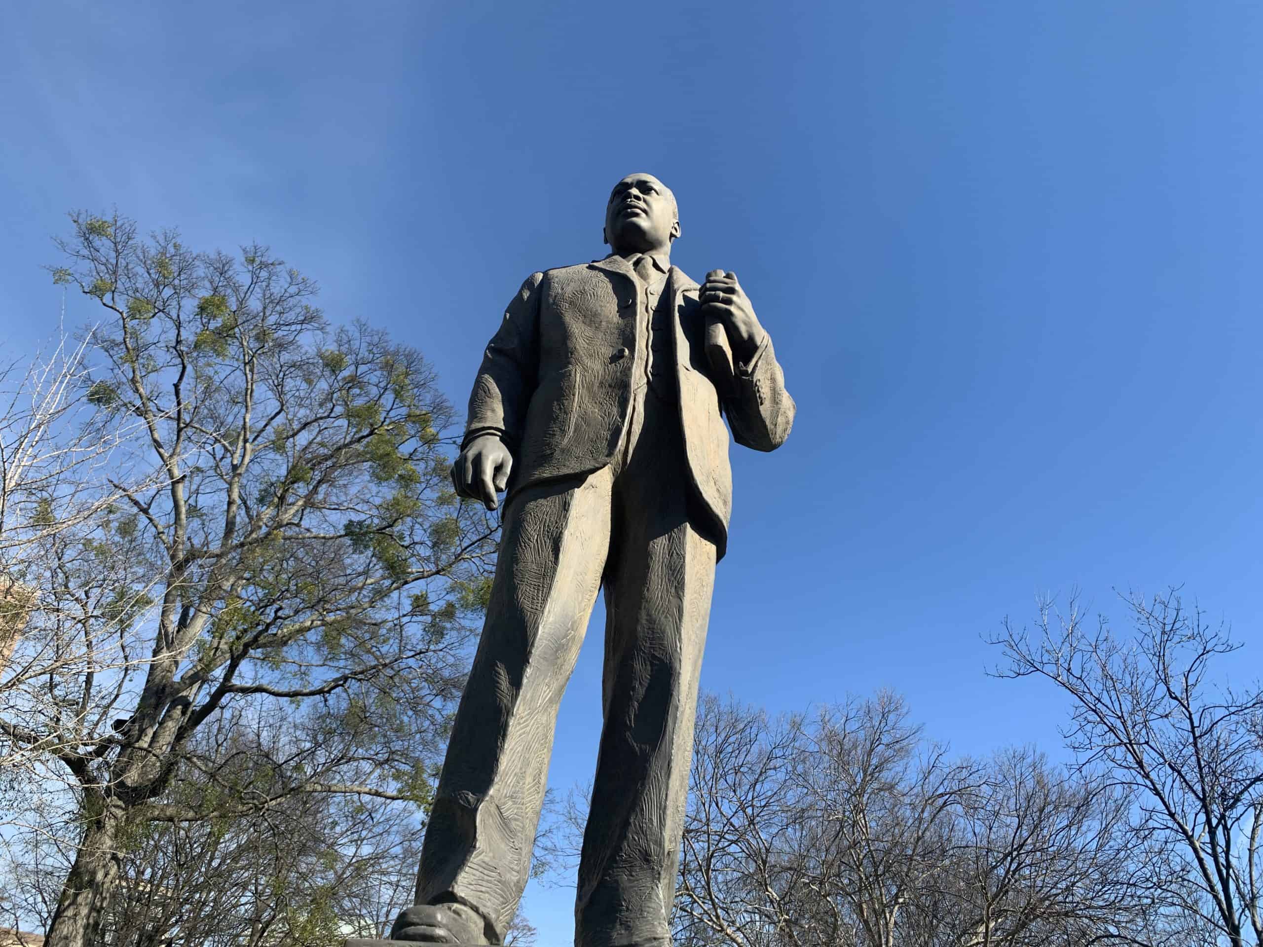 Best things to do in Birmingham Alabama - Deborah Douglas - MLK statue in Kelly Ingram Park