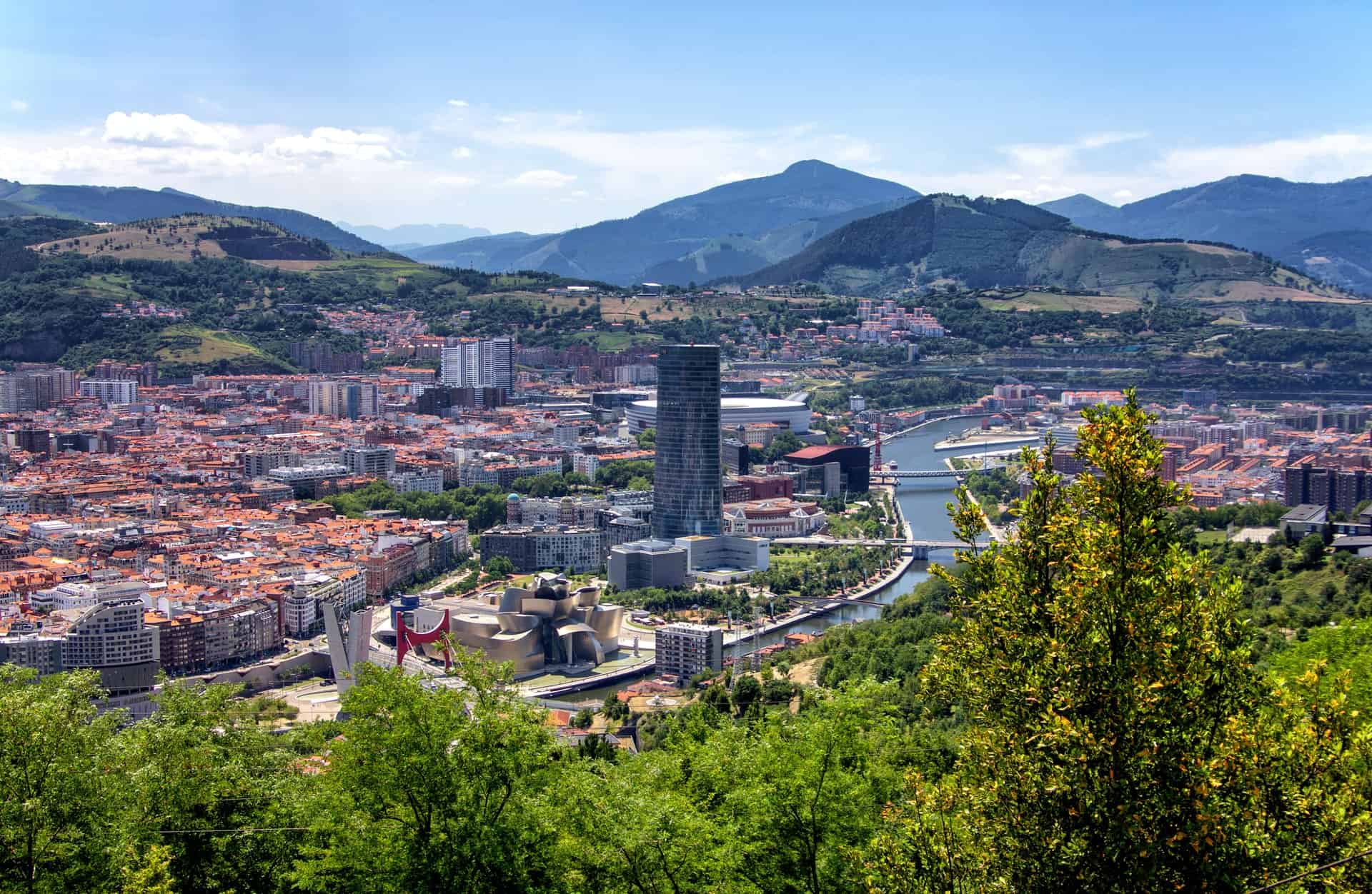 Best things to do in Bilbao Spain - Lindsay Woychick - view of city by Yves Alarie on Unsplash