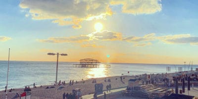 Best things to do in Brighton UK - Sara Darling - beach views