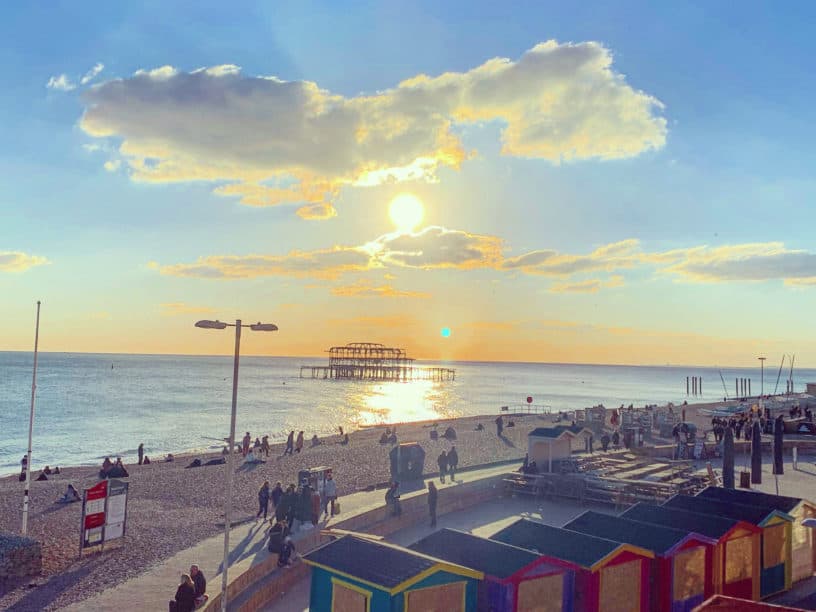 Best things to do in Brighton UK - Sara Darling - beach views