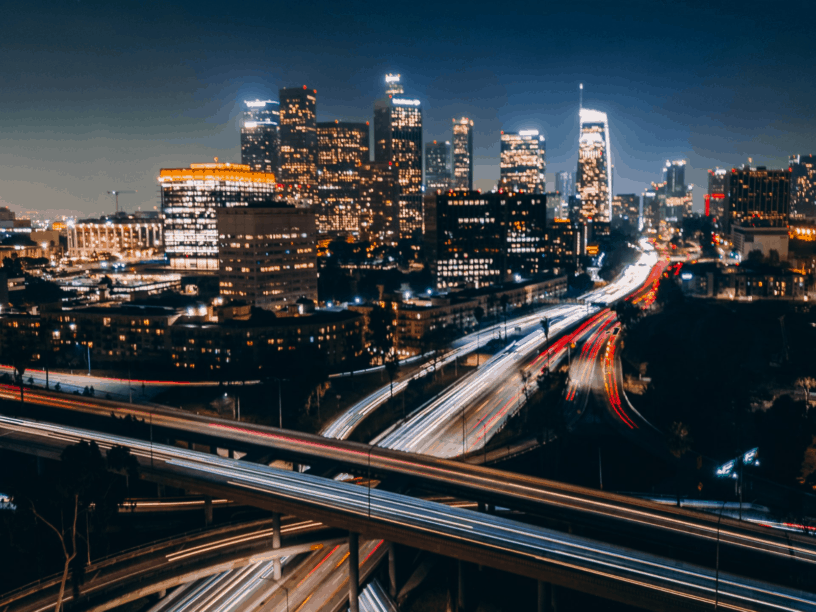 Best things to do in Los Angeles California - Danny Jensen - view of downtown by Kayle Kaupanger on Unsplash horizontal