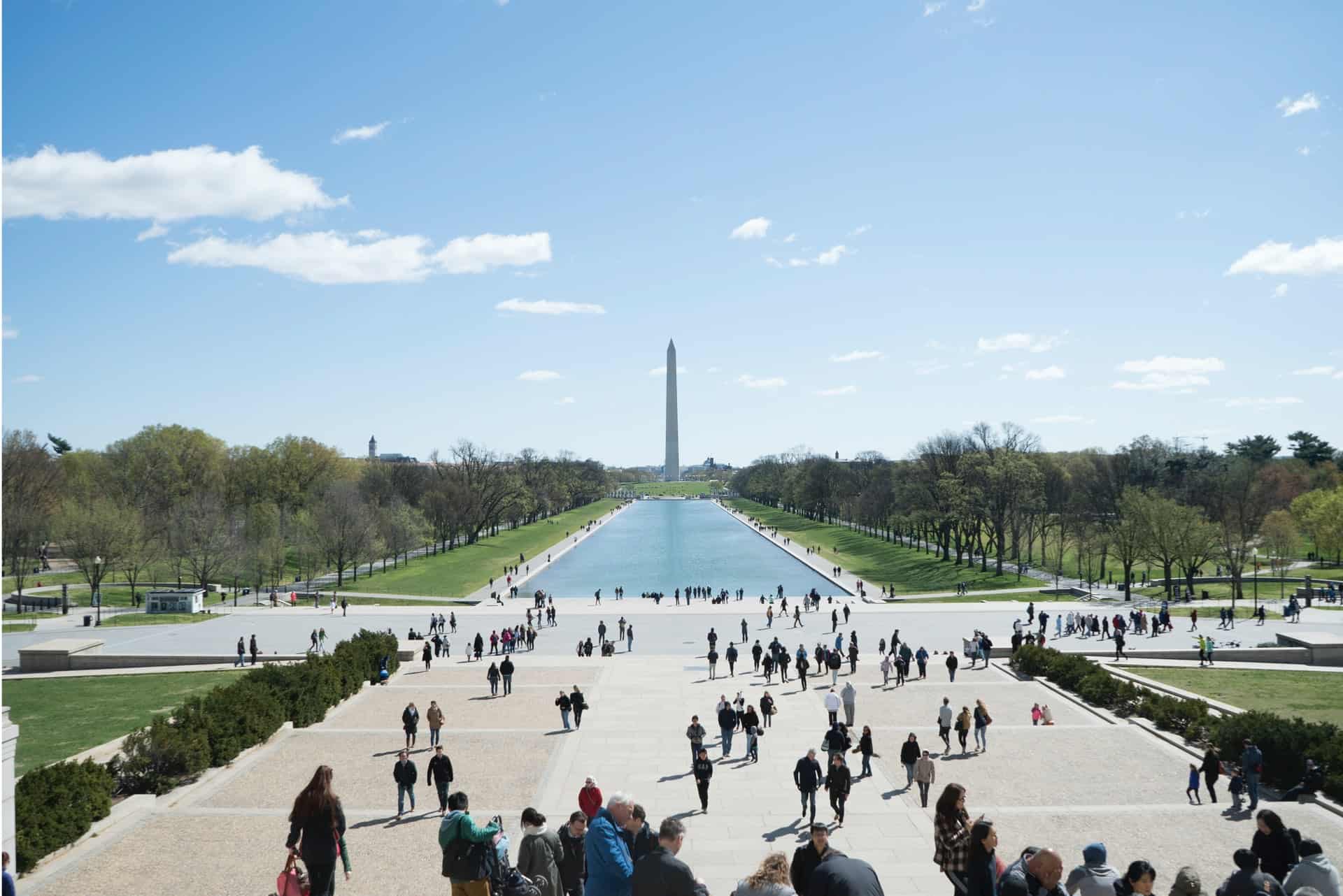 Best things to do in Washington DC - Mike Ferraco - National Mall from Lincoln Memorial steps by Jacob Creswick on Unsplash