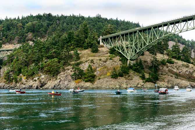 Best things to do on Whidbey Island Washington - Victoria Greene - fishing boats at Deception Pass by WhidbeyCamanoIslands