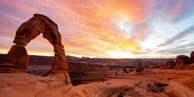 Best things to do in Moab Utah - Rosanne McHenry - Delicate Arch at Arches National Park by Tom Gainor on Unsplash