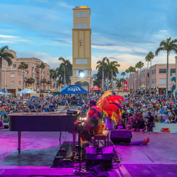 Holiday Boat Parade, Mizner Park & Lake Boca in Boca Raton, Florida