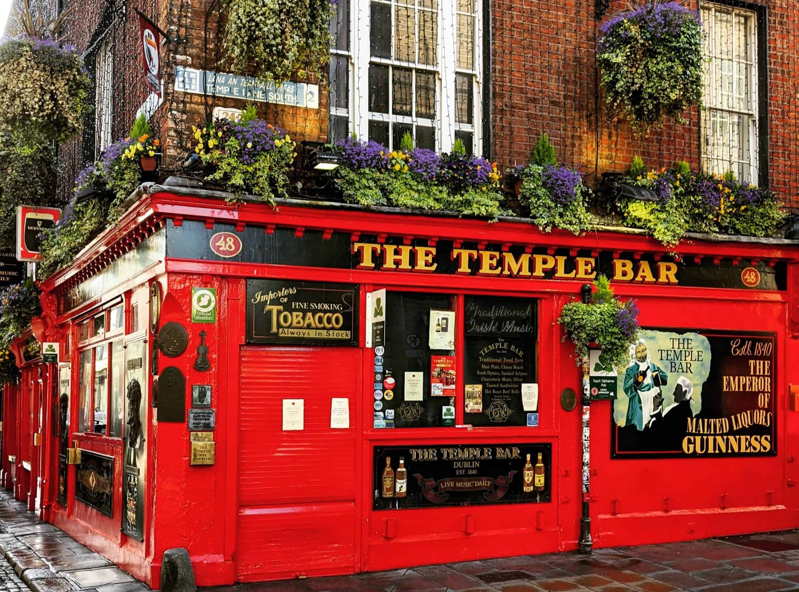 Best things to do in Dublin Ireland - Dr Jennifer Sidewalk Safari - The Temple Bar Pub