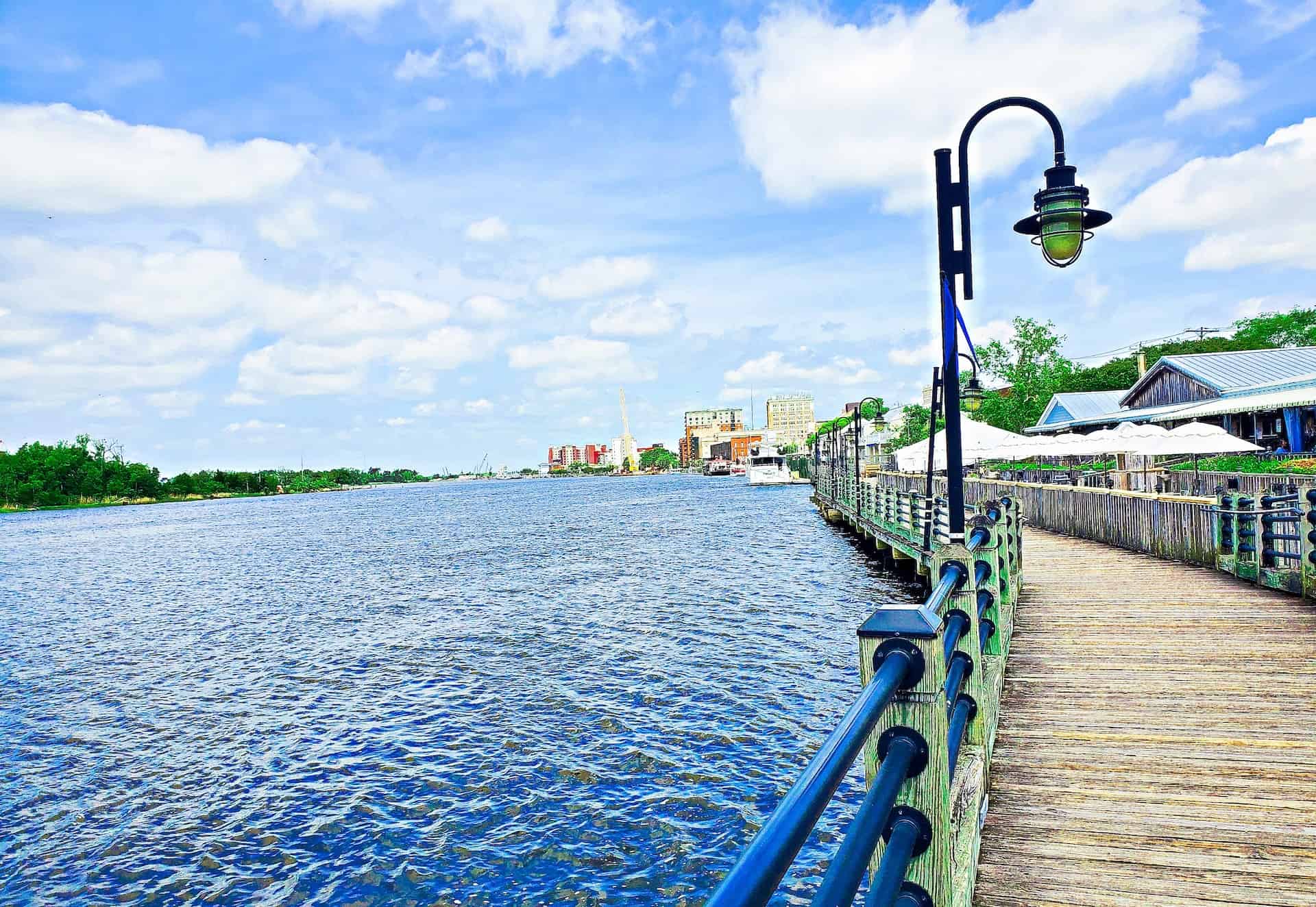Best things to do in Wilmington NC - Pat Stoy - Cape Fear Riverwalk by Kevin Dunlap on Unsplash