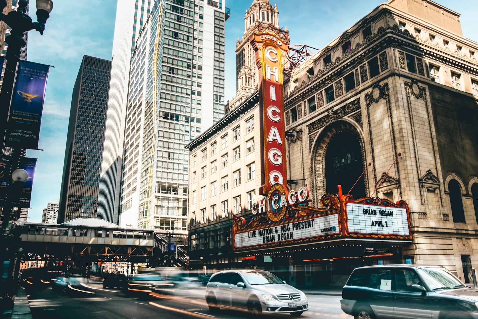 Best things to do in Chicago Illinois - Michael Sparrow - The Chicago Theatre by Sawyer Bengtson on Unsplash