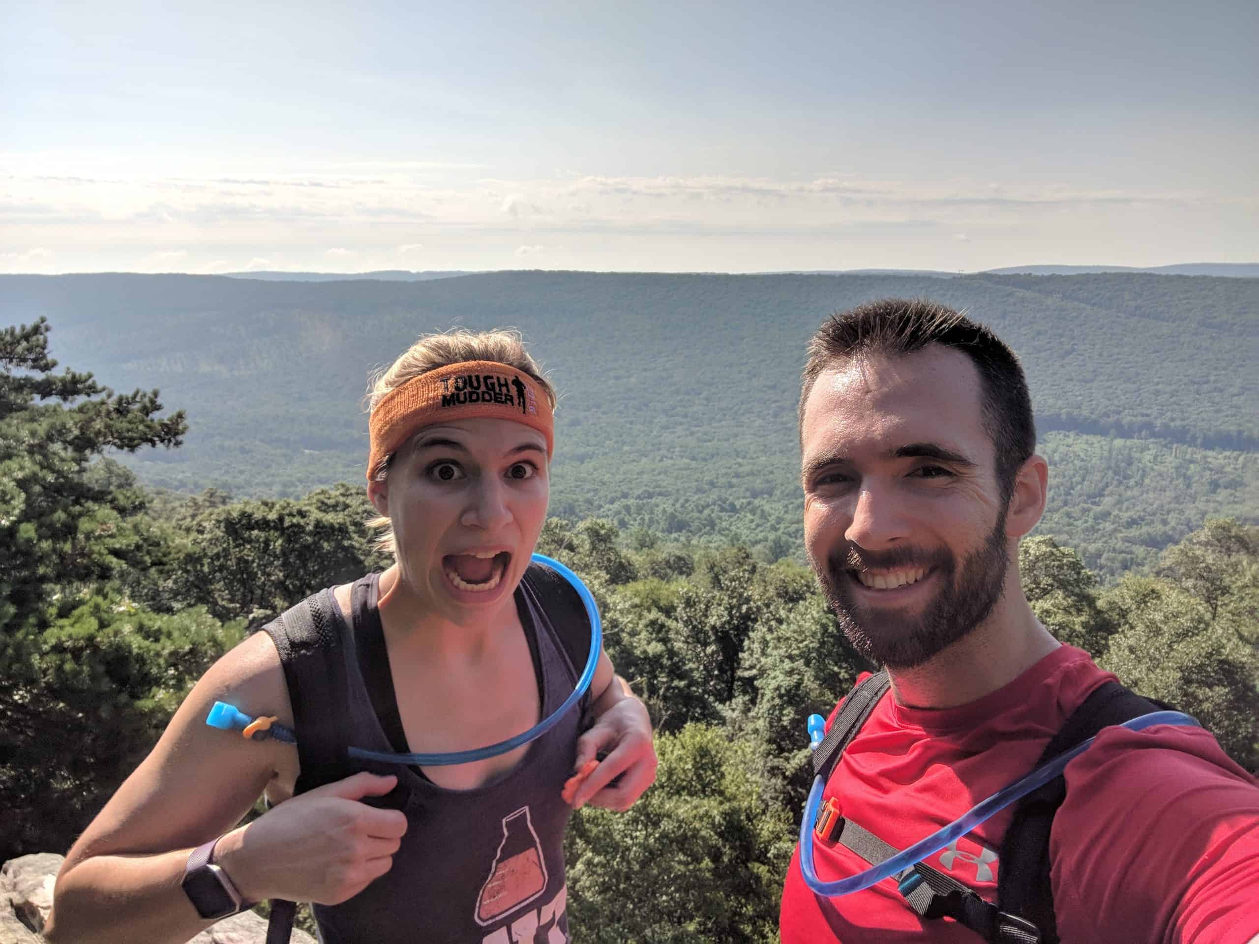 Best things to do in Hershey Pennsylvania - Elliot and his wife hiking on the Appalachian Trail