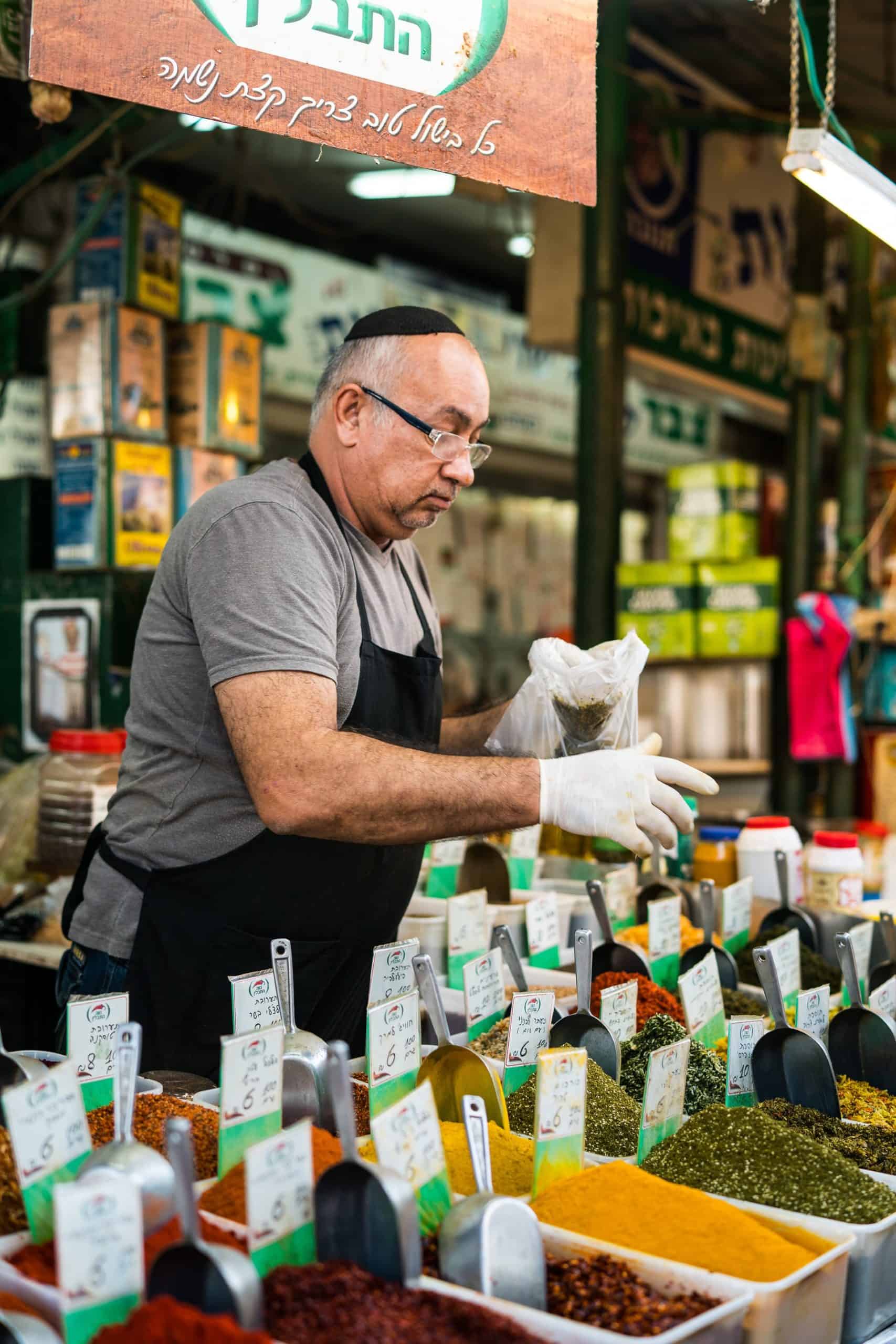 Best things to do in Tel Aviv Israel - Mark Gordon - Spice merchant by Simon Goetz on Unsplash