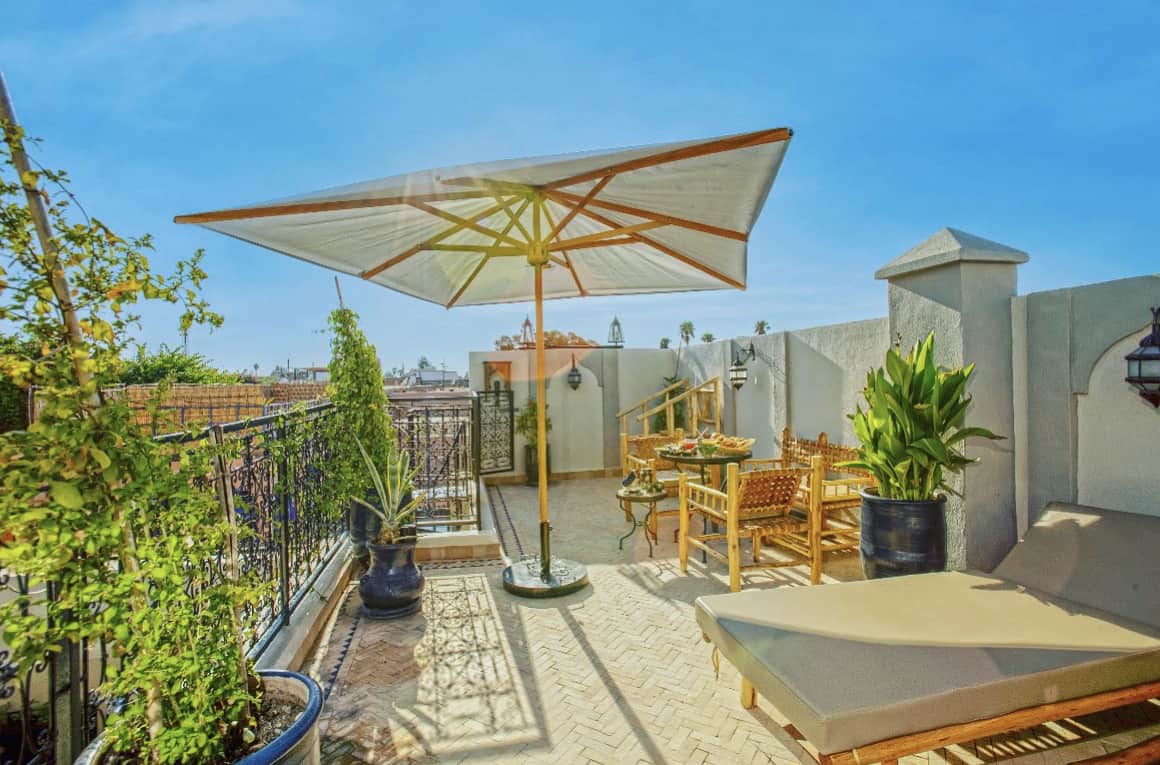 Best things to do in Marrakech Morocco - Daniel and Izdihar Skidmore - Riad La Vie rooftop