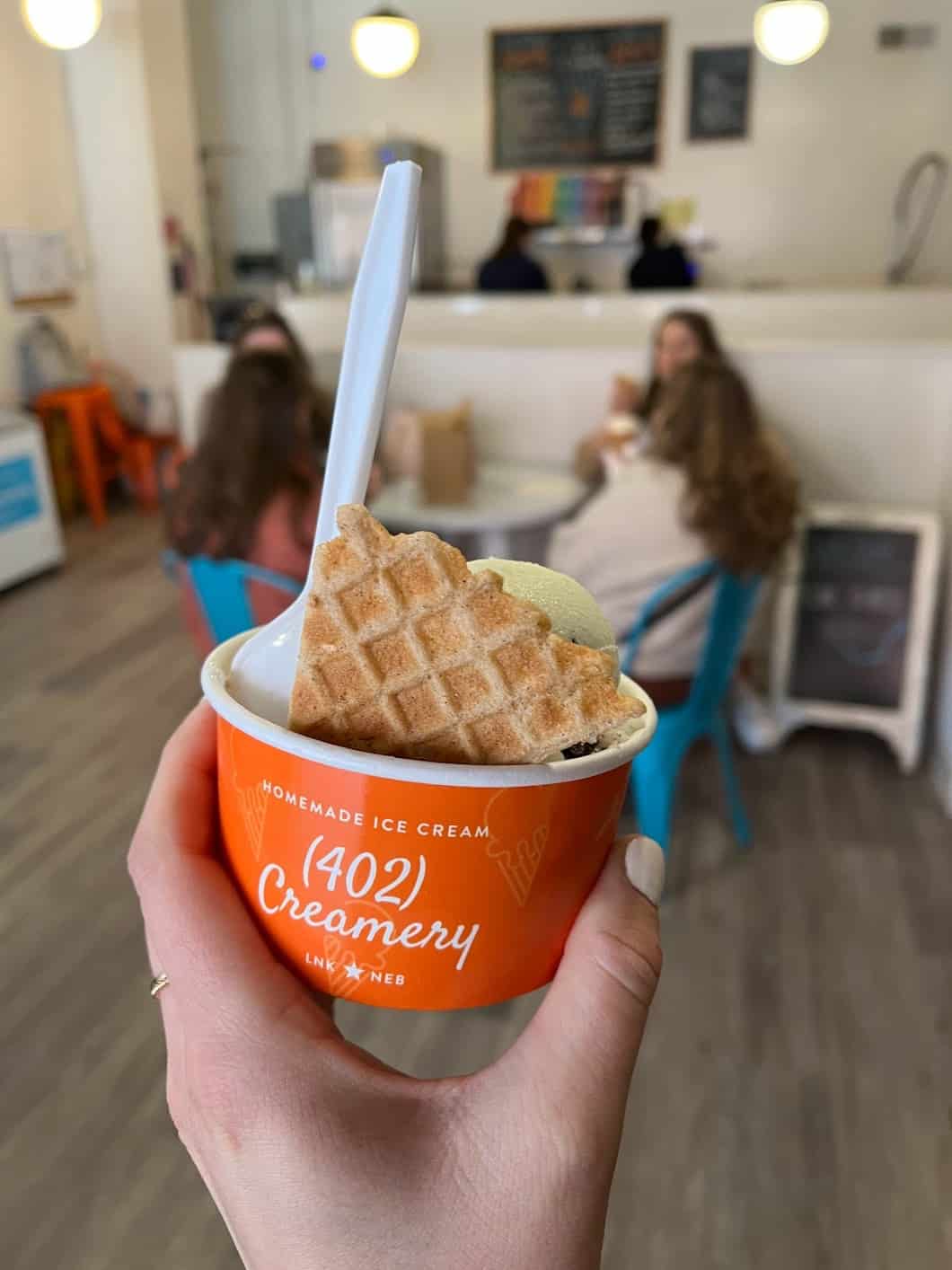 Best things to do in Lincoln Nebraska - Allea Grummert - Ice cream from 402 Creamery