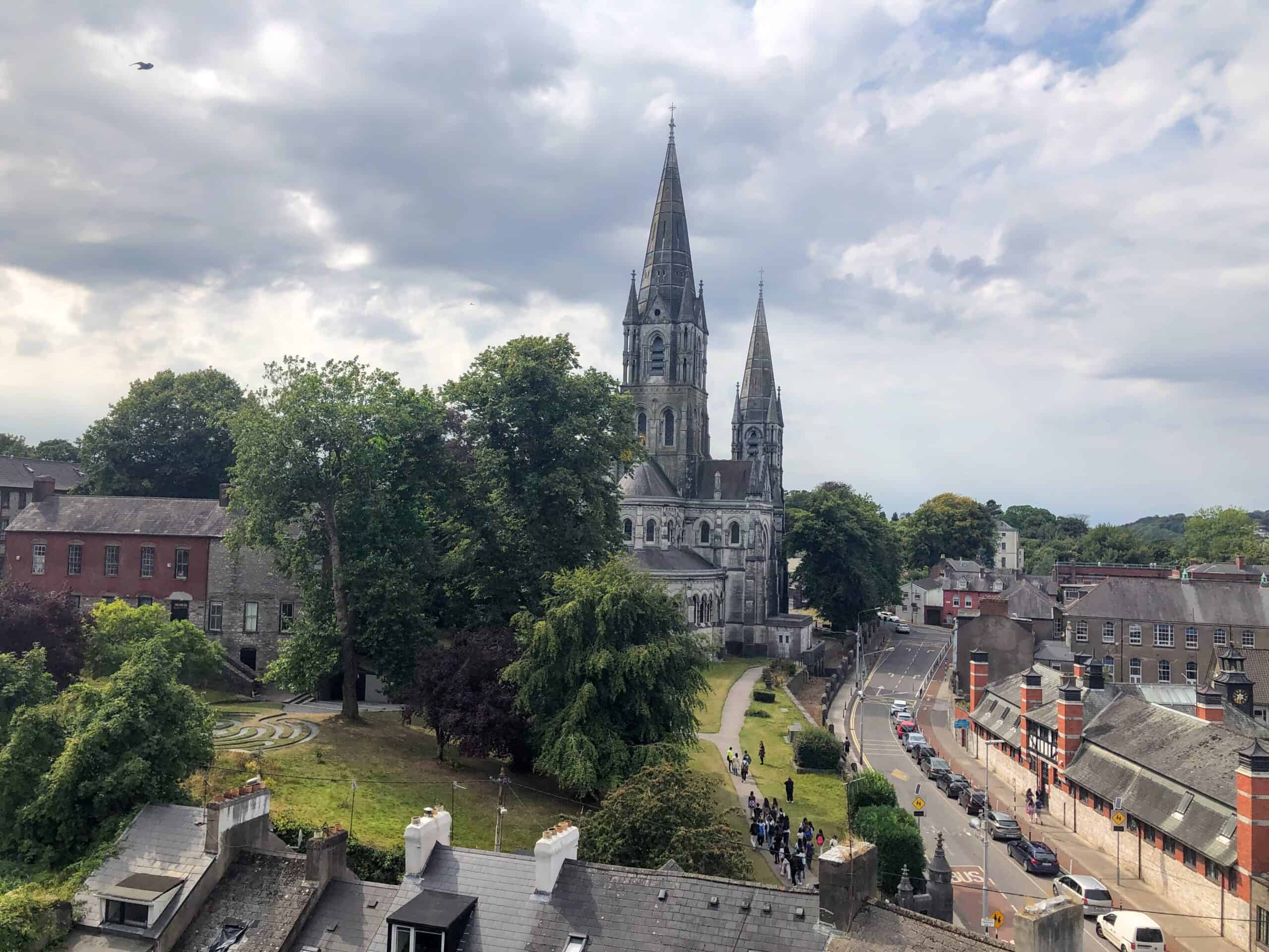 Best things to do in Cork Ireland - Amber Haggerty - view of St Fin Barre's Cathedral from Elizabeth Fort