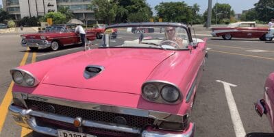 Best things to do in Havana Cuba - Hege Jacobsen - Classic American car at Plaza de la Revolucion