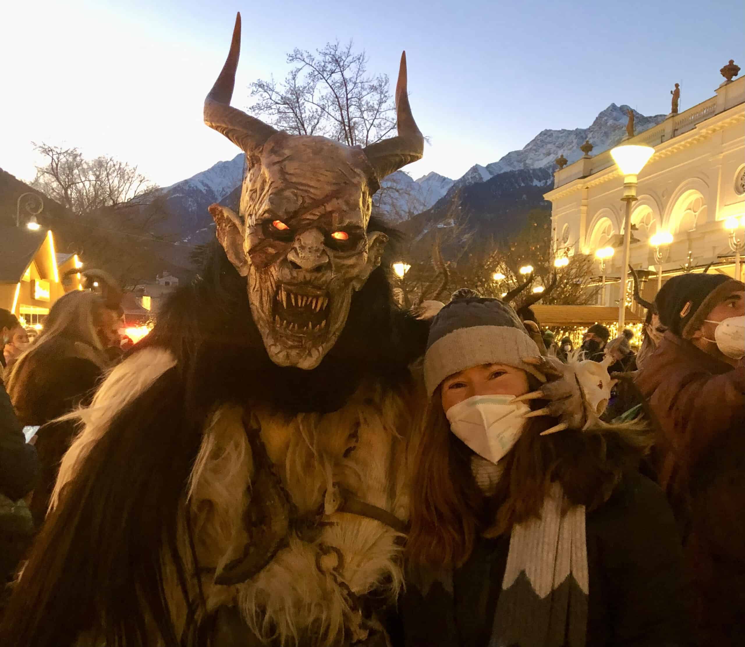Best things to do in Bolzano Italy - Kecia Welt - Krampus costume