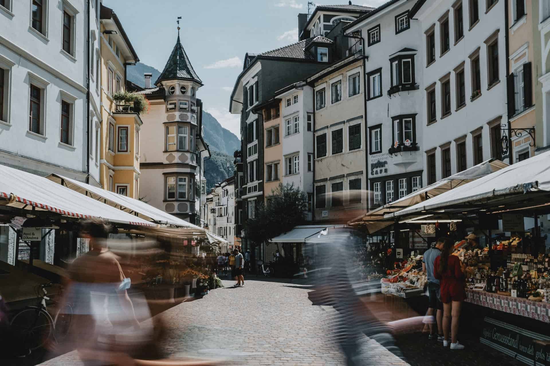 Best things to do in Bolzano Italy - Kecia Welt - Local streets in Bolzano by Fabrizio Coco on Unsplash