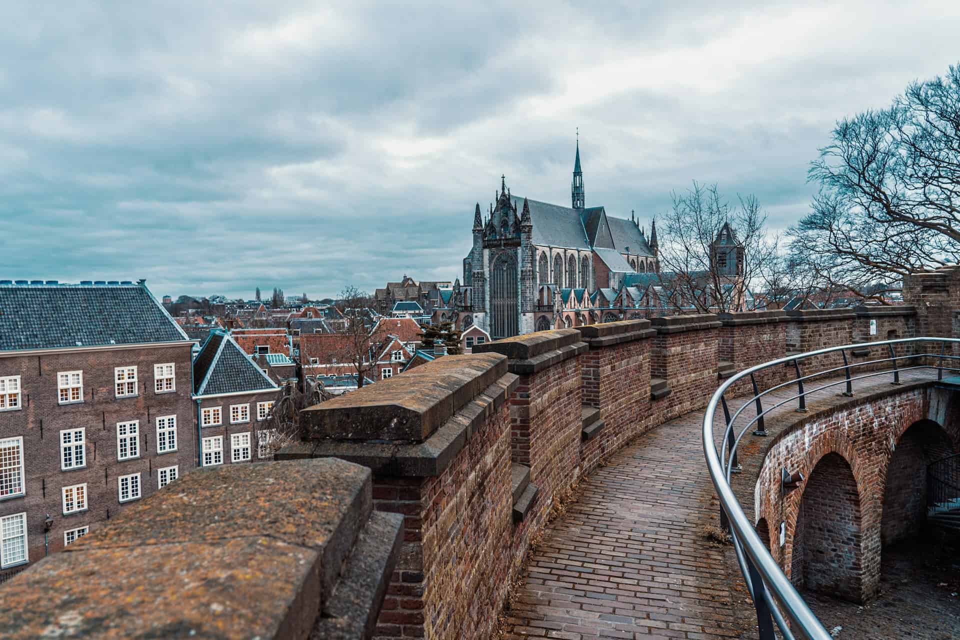 Best things to do in Leiden Netherlands - Marina Krivonossova - View of the Hooglandse Kerkby Ruben Hanssen on Unsplash