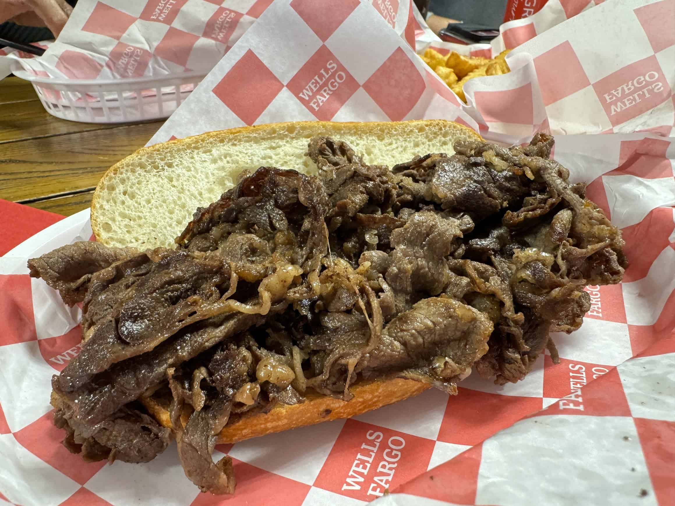 Best things to do in Philadelphia PA - Fayge Horesh - Joe's Steaks and Soda Shop cheesesteak