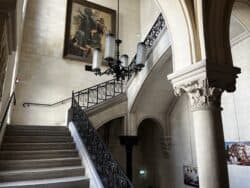 Best things to do in Angouleme France - Kylie Lang - Staircase inside the Hotel de Ville