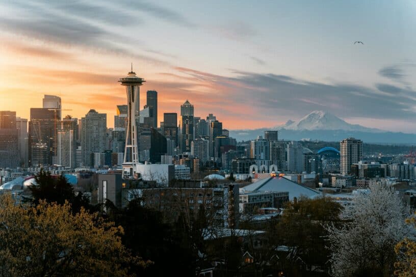Best things to do in Seattle Washington - Christie Hudson - Seattle skyline by Stephen Plopper on Unsplash